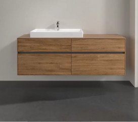 Тумба под раковину Villeroy & Boch Collaro 160х50 см ДСП дуб канзас C02600RH