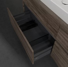 Тумба під раковину Villeroy & Boch Collaro 160х50 см ДСП кам'яний дуб C02600RK