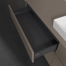 Тумба під раковину Villeroy & Boch Collaro 160х50 см ДСП сірий трюфель C02700VG