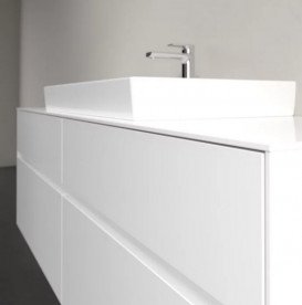 Тумба під раковину Villeroy&Boch Collaro 160х50 см ДСП білий матовий C02800MS