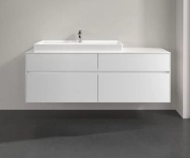 Тумба под раковину Villeroy & Boch Collaro 160х50 см ДСП белый матовый  C02900MS
