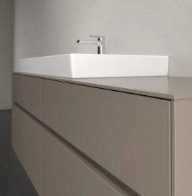 Тумба под раковину Villeroy & Boch Collaro 160х50 см ДСП трюфель серый C02900VG