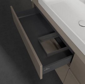 Тумба под раковину Villeroy & Boch Collaro 160х50 см ДСП трюфель серый C02900VG