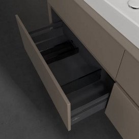 Тумба под раковину Villeroy & Boch Collaro 160х50 см ДСП трюфель серый C02900VG