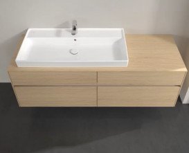 Тумба під раковину Villeroy&Boch Collaro 160х50 см ДСП північний дуб C02900VJ