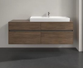 Тумба під раковину Villeroy & Boch Collaro 160х50 см ДСП дуб аризона C03000VH
