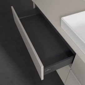 Тумба під раковину Villeroy & Boch Collaro 160х50 см ДСП м'який сірий C03000VK