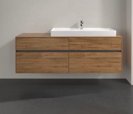 Тумба під раковину Villeroy & Boch Collaro 160х50 см ДСП дуб канзас C03000RH