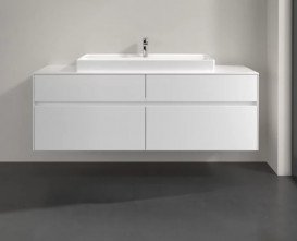 Тумба под раковину Villeroy & Boch Collaro 160х50 см ДСП белый матовый C03100MS