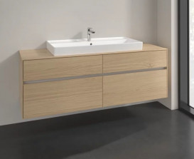 Тумба под раковину Villeroy & Boch Collaro 160х50 см ДСП северный дуб C03100VJ