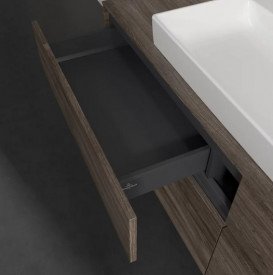 Тумба під раковину Villeroy & Boch Collaro 160х50 см ДСП кам'яний дуб C03100RK