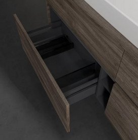 Тумба під раковину Villeroy & Boch Collaro 160х50 см ДСП кам'яний дуб C03100RK