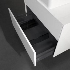 Тумба під раковину Villeroy&Boch Collaro 80х50 см ДСП матовий білий C03700MS