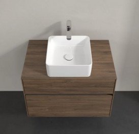 Тумба під раковину Villeroy & Boch Collaro 80х50 см ДСП дуб аризона C03700VH