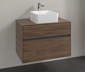 Тумба під раковину Villeroy & Boch Collaro 80х50 см ДСП дуб аризона C03700VH
