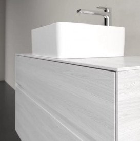 Тумба под раковину Villeroy & Boch Collaro 100х50 см ДСП белое дерево C03800E8