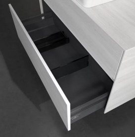 Тумба под раковину Villeroy & Boch Collaro 100х50 см ДСП белое дерево C03800E8