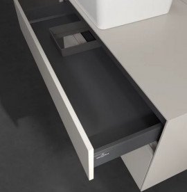 Тумба под раковину Villeroy & Boch Collaro 100х50 см ДСП мягкий серый C03900VK