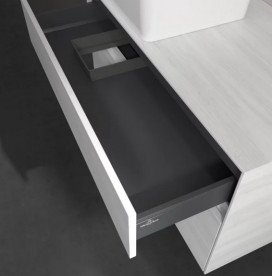 Тумба под раковину Villeroy & Boch Collaro 100х50 см ДСП белое дерево C03900E8