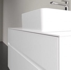 Тумба під раковину Villeroy&Boch Collaro 100х50 см МДФ глянсовий білий C04000DH