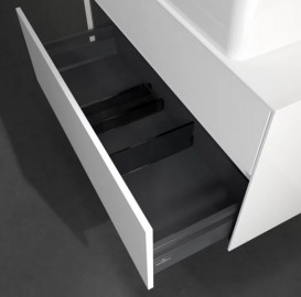 Тумба під раковину Villeroy&Boch Collaro 100х50 см МДФ глянсовий білий C04000DH