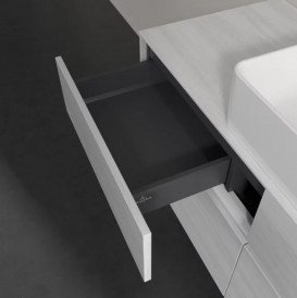 Тумба під раковину Villeroy&Boch Collaro 120х50 см ДСП біле дерево C04100E8