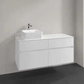Тумба под раковину Villeroy & Boch Collaro 120х50 см МДФ глянцевый белый C04200DH