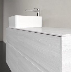 Тумба під раковину Villeroy&Boch Collaro 120х50 см ДСП біле дерево C04200E8