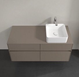 Тумба під раковину Villeroy & Boch Collaro 120х50 см ДСП сірий трюфель C04300VG