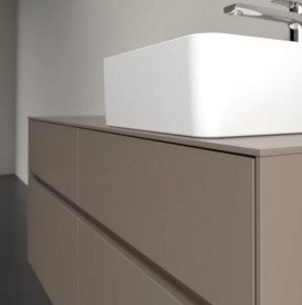 Тумба під раковину Villeroy & Boch Collaro 120х50 см ДСП сірий трюфель C04300VG