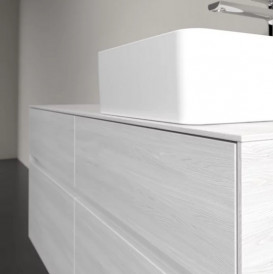 Тумба під раковину Villeroy&Boch Collaro 120х50 см ДСП біле дерево C04300E8