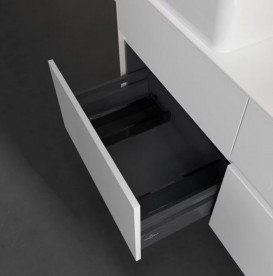 Тумба под раковину Villeroy & Boch Collaro 120х50 см МДФ глянцевый белый C04400DH