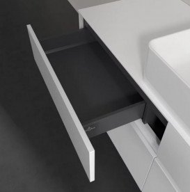 Тумба під раковину Villeroy&Boch Collaro 140х50 см ДСП матовий білий C04500MS