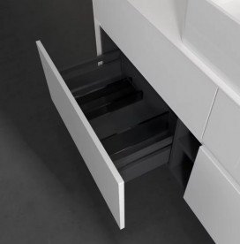 Тумба під раковину Villeroy&Boch Collaro 140х50 см ДСП матовий білий C04500MS