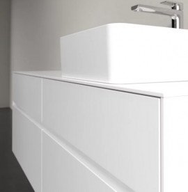 Тумба под раковину Villeroy & Boch Collaro 140х50 см ДСП матовый белый C04700MS