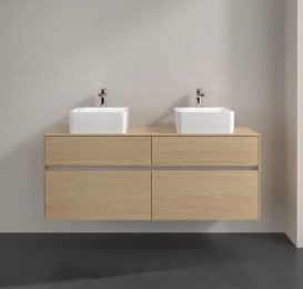 Тумба під раковину Villeroy & Boch Collaro 140х50 см ДСП північний дуб C04800VJ