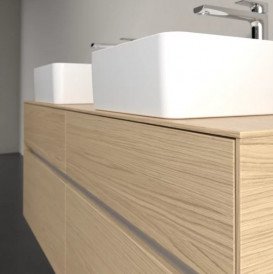 Тумба під раковину Villeroy & Boch Collaro 140х50 см ДСП північний дуб C04800VJ