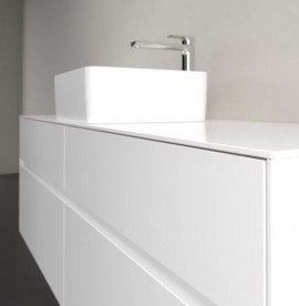 Тумба під раковину Villeroy&Boch Collaro 160х50 см ДСП матовий білий C04900MS