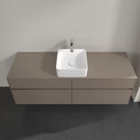 Тумба під раковину Villeroy & Boch Collaro 160х50 см ДСП сірий трюфель C04900VG