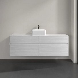 Тумба под раковину Villeroy & Boch Collaro 160х50 см ДСП белое дерево C04900E8