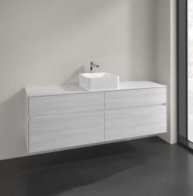 Тумба под раковину Villeroy & Boch Collaro 160х50 см ДСП белое дерево C04900E8