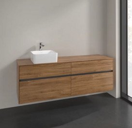 Тумба под раковину Villeroy & Boch Collaro 160х50 см ДСП дуб канзас C05000RH