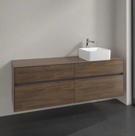 Тумба під раковину Villeroy & Boch Collaro 160х50 см ДСП дуб аризона C05100VH