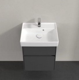 Тумба під раковину Villeroy & Boch Collaro 46х37,4 см із підсвічуванням МДФ глянсовий сірий C006B0FP