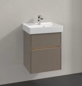 Тумба під раковину Villeroy & Boch Collaro 46х37,4 см з підсвічуванням ДСП сірий трюфель C006B0VG