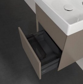 Тумба під раковину Villeroy & Boch Collaro 46х37,4 см з підсвічуванням ДСП сірий трюфель C006B0VG