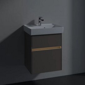 Тумба під раковину Villeroy & Boch Collaro 46х37,4 см з підсвічуванням ДСП сірий трюфель C006B0VG