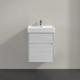 Тумба под раковину Villeroy & Boch Collaro 46х37,4 см с подсветкой ДСП белое дерево C006B0E8