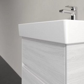 Тумба под раковину Villeroy & Boch Collaro 46х37,4 см с подсветкой ДСП белое дерево C006B0E8