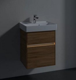 Тумба під раковину Villeroy & Boch Collaro 46х37,4 см з підсвічуванням ДСП дуб канзас C006B0RH